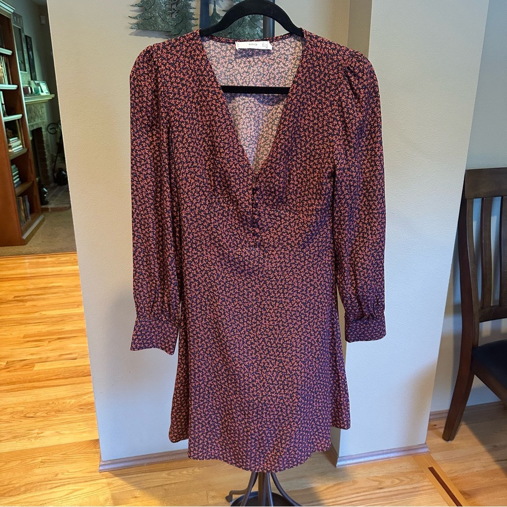 Mango Floral Pattern Summer Dress - Picture 1 of 3